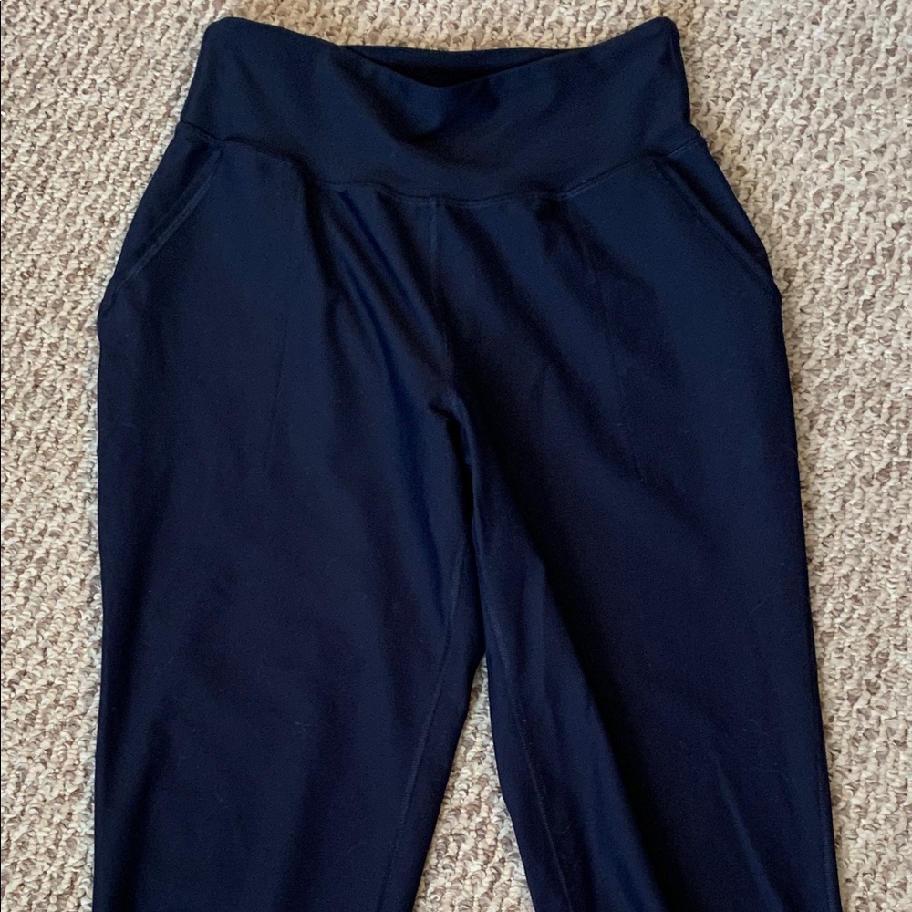 Old Navy High-Waisted PowerSoft Joggers—Navy—Size Large